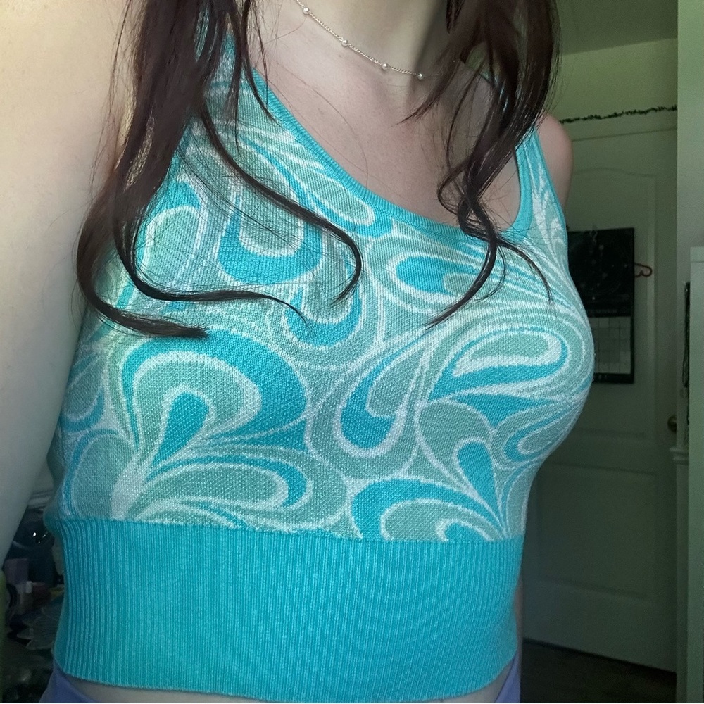 Garage cropped tank top